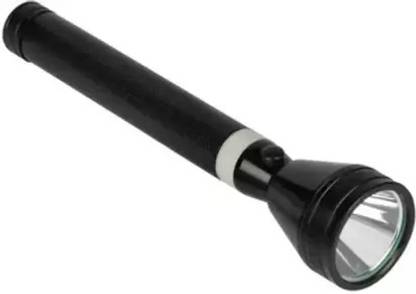 GLOWISH RECHARGEABLE HEAVY DUTY STRONG METAL BODY LARGE CAPACITY BATTERY FLASHLIGHT Torch