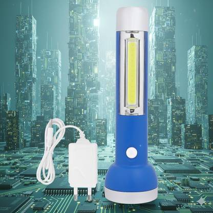 STARDEEP SD-1703 Rechargeable LED Flashlight Lithium-ion Battery with Side COB 4 MODES Torch