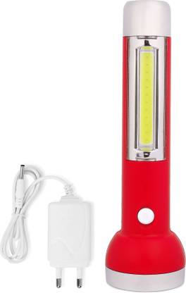 STARDEEP SD-1703 Rechargeable LED Flashlight Lithium-ion Battery with Side COB 4 MODES Torch