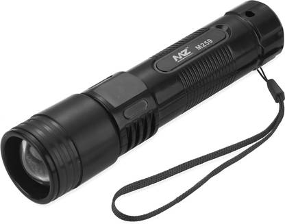 MZ M259 (RECHARGEABLE LED TORCH) Zoomable 60W LED + 7 SMD, 3000mAh Battery, 180 min Torch