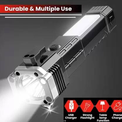 SPAKRO New best rechargeable 3W LED 300m Range flashlight torch Torch