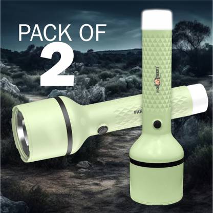 Pick Ur Needs Rechargeable Long Range Search Light With 4 Mode Light Long Backup LED Emergency Torch