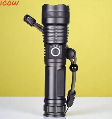 Stybits X338 (ZOOMABLE Metal Torch) 5 Modes Flashlight, Super Bright Torch