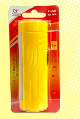 CTB PLSUPREME 3W PL-006 rechargeable torch light without charger | LED Flashlight torch Torch