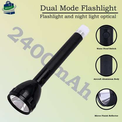 MHAX Waterproof LED 50W Flashlight Torch Long Range LED torch Light Rechargeable Torch