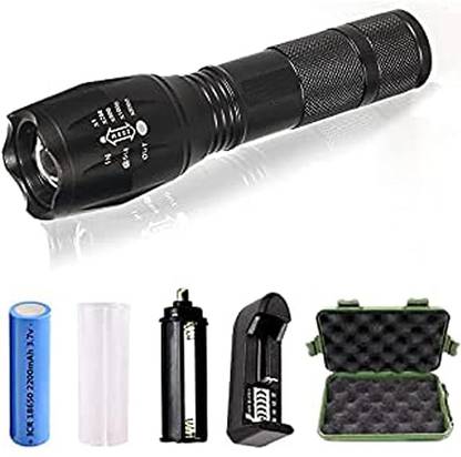 Zeus Volt ® Led Long Range Torch Light with Lithium Battery Mini Hand Emergency Torch