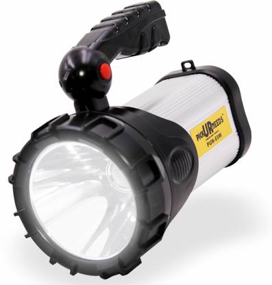RockWood Long Range Rechargeable 100 Watt Torch With Power Bank Search Light Torch