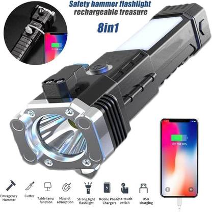POZUB Torch Light,LED Torch Light Rechargeable Torch Flashlight,Long Distance Range Torch