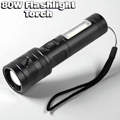 Nilesawar A4 (ZOOMABLE METAL LED TORCH) 3 Modes Flashlight, Super Bright Torch