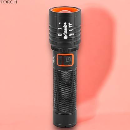 Stybits X267 (ZOOMABLE LED Metal Torch) 4 Modes Flashlight, Super Bright Torch