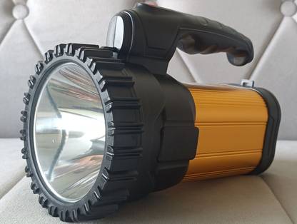 MitSales 350 W Jumbo Aluminium Body Torch With 3 Km Long Range,3 Modes,10000 Mah Battery Torch