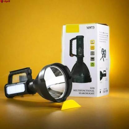 Ziddjeet A169 M973(RECHARGEABLE LED SEARCH LIGHT) 200W LED 6500mAh Battery 24H Working Torch