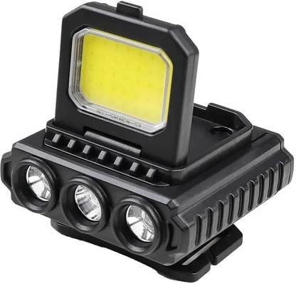 DEGNO 5 in 1 High Beam rechargeable headlamp battery waterproof COB + LED head light Torch