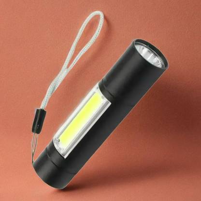 Bydye V487 (ZOOMABLE METAL LED TORCH)3 Modes Flashlight, Super Bright Torch