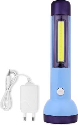 STARDEEP SD-1703 Rechargeable LED Flashlight Lithium-ion Battery with Side COB 4 MODES Torch