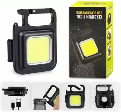 NKL New LED Keychain Flashlight 417 Rechargeable 3 Lighting Modes With Bottle Opener 6 hrs Torch Emergency Light