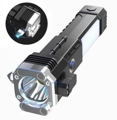 NKL 4Modes LED Torch+Hammer+Power Bank 1165 12 hrs Torch Emergency Light