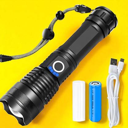 3BAAN X454 High Power Rechargeable Torch – Rugged LED Torch for Home and Travel Torch