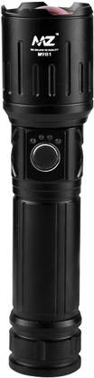 MZ M981 (ZOOMABLE METAL LED )5 Modes Flashlight, Super Bright 150W Light Torch