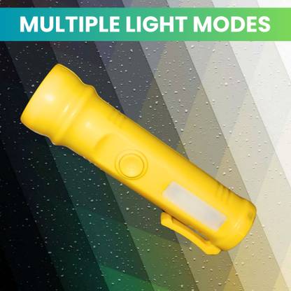 Rechargeable USB LED Torch Light with COBB Light With 1200mAh Battery LifeL234 Torch