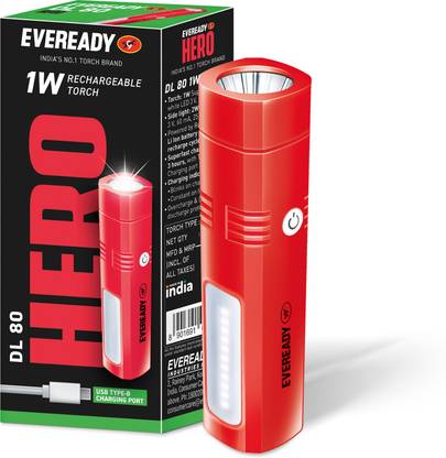 EVEREADY Hero Mini Powerful Pocket Torch DL 40 Torch