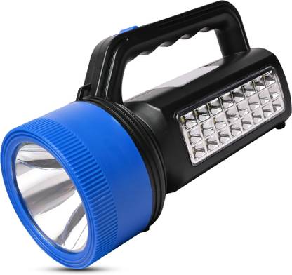 ECOSKY LED Flashlight Rechargeable Searchlight Long range with emergency Side light Torch