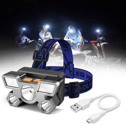 ECOSKY 4 Mode COB+LED Headlamp Headlight Torch Flashlight Work Light Torch