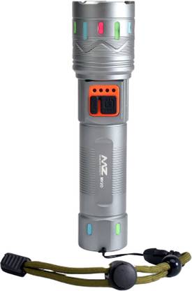 MZ M920 (RECHARGEABLE LED METAL TORCH) Zoomable 150W, 3 Modes, 1800mAh Battery Torch