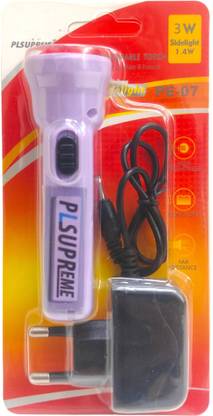 PLSUPREME Led Mini Torch Light With Charger Torch
