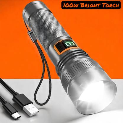 Nilesawar X185 Tactical Powerful –Waterproof LED Torch for Security and Outdoor Adventures Torch