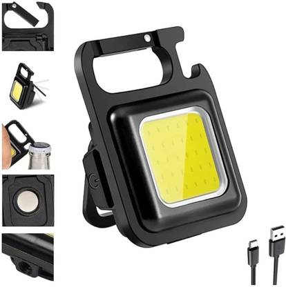 99Drops Keychain led flash-Light with Bottle light Opener.LED Front led Light(Black). Torch