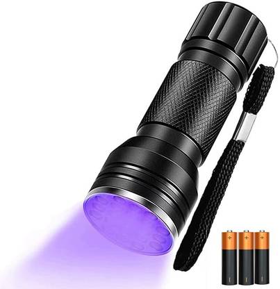 NEXT GEEK 395-400nm 21 LED UV Light Torch Flashlight Waterproof with 3xAAA Battery Torch
