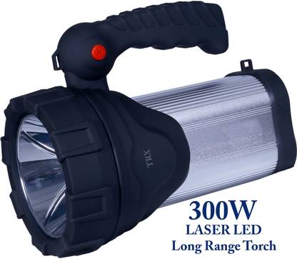 TRX 3 km long range laser aluminum body 300w 3 mode jumbo blinker kisan torch light Torch