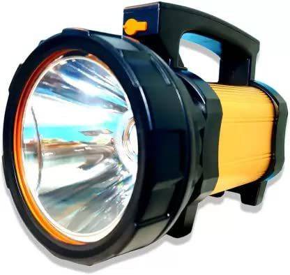 AZACUS High Power 100W Laser Led Searchlight/Strong Aluminium Body with Sos Blinker/Long Duration/Torch Light Rechargeable 1000 mtr Range/Hanging Hook Torch