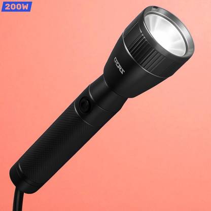 Ziddjeet X1023 Ultra Bright Torch Light | Rechargeable Long Range LED Flashlight Torch Torch