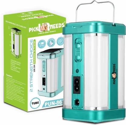 Make Ur Wish Rechargeable Solar Lantern 4 Side Tube With 2 Multiple Mode Extra Bright Lantern Torch