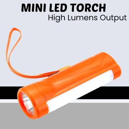 Guggu LED (Torch Light) with COB Light and USB Rechargeable, 1200mAh Battery XG138 Torch