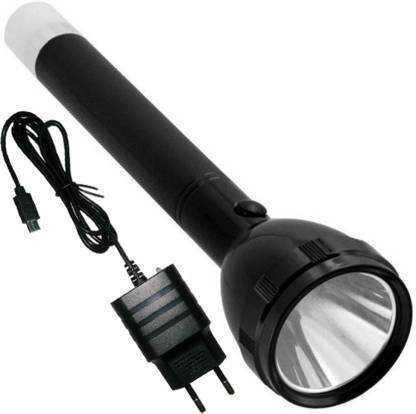 JMALL 800M Range Long Beam 4 Modes: High, Low, SOS, Table Lmp Waterproof Chargeable LED 50W Flashlight Torch Emergency Table Lamp Emergency Table Lamp LONG PRESS FOR BLINKER Torch Torch