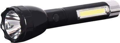 Sebon Rechargeable 1KM Range Torch With 1300 MAH , Abs Body, 4 Hours Backup Torch