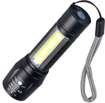 WRADER Portable Rechargeable Mini Torch Light for Night and Camping Small Pocket Light Torch