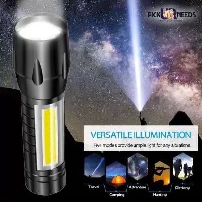 DMCEF Belt Clip, Batteries Included, Usb Cable Torch