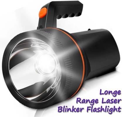 TRX multi mode blinker led kisan bright light torch 1 km long range 50w rechargeable 12 hrs Torch Emergency Light