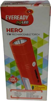EVEREADY hero torch 1 W rechargeable torch Torch