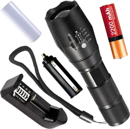 SmaaLL SUn New Best High Power Long Beam 700Mtr Led Torch Rechargeable Flashlight Torch