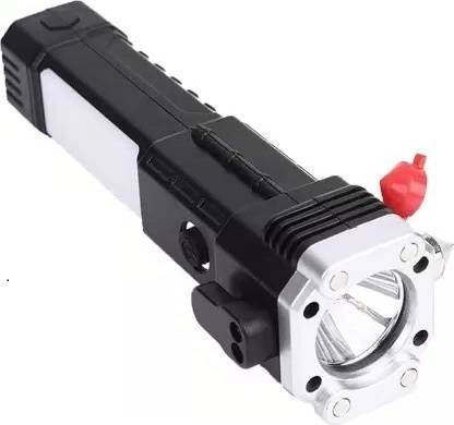 NKL 4Modes LED Torch+Hammer+Power Bank 1192 12 hrs Torch Emergency Light