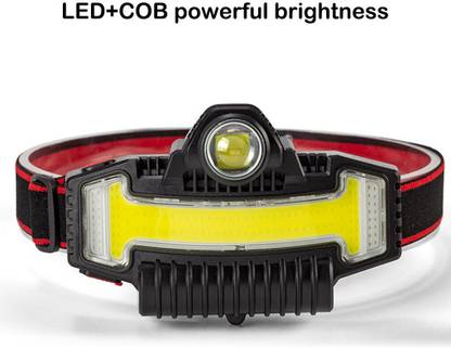 ECOSKY 5 LED WHITE LIGHT COB RED AND BLUE SIDE LIGHT Torch