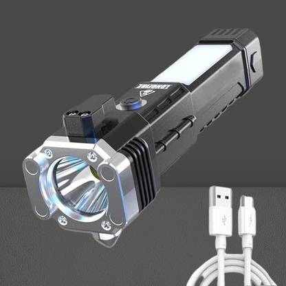 Techpunch LED Torch Rechargeable Tourch Light Pocket Tourch For Emergency Uses-HDLEDT19 Torch