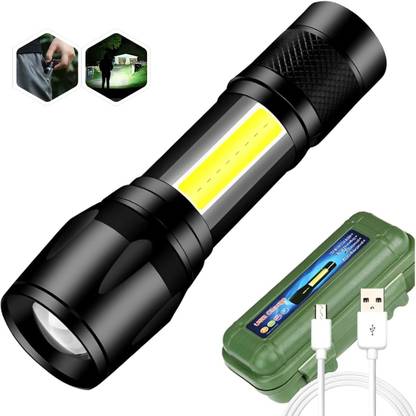 ShopGlobal Flashlight Pro Beam Torch Light Range with Torch