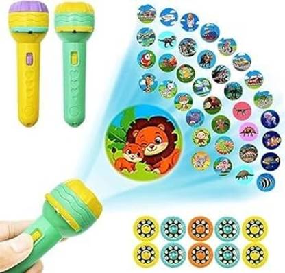 pal std Projector Flashlight Torch Education Learning Night Light Best Gift for Kids Torch