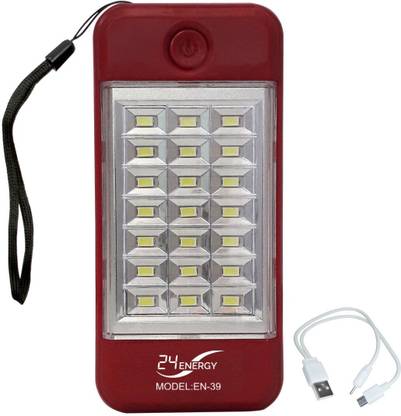 24 ENERGY LED Torch with Power Bank Rechargeable टॉर्च